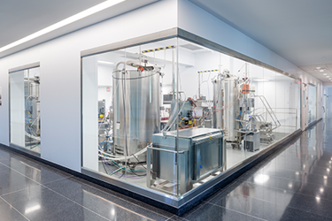 AES Infinity Glass Cleanroom Wall System