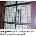 4 - Sample tray for catalyst module