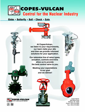 Nuclear Valves - Copes-Vulcan