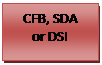 Text Box: CFB, SDA   or DSI