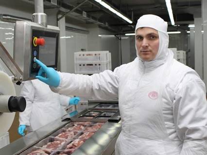 The plant has a capacity to process 30,000t of meat a year. Image courtesy of Cherkizovo Group.
