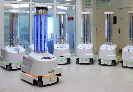 Covid-19: Disinfection Robots Deployed in Hospitals, Metro Stations and Factories