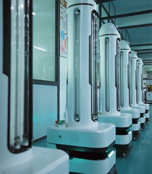 The Chinese start-up Youibot selected the nanoScan3 from SICK as a tried-and-proven solution for controlling mobile platforms.