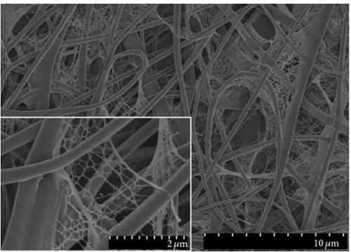 nanoweb for air filtration