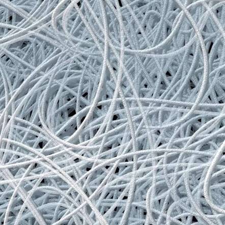 Nanofiber closeup